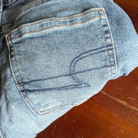 American Eagle Outfitters Men's Light Blue Straight Jeans - Picture 5 of 6